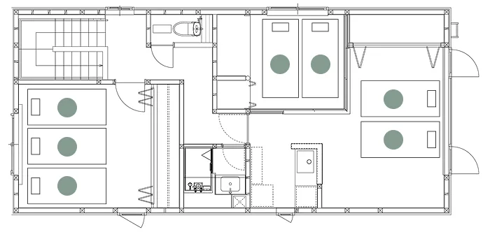 間取り図：HANABI